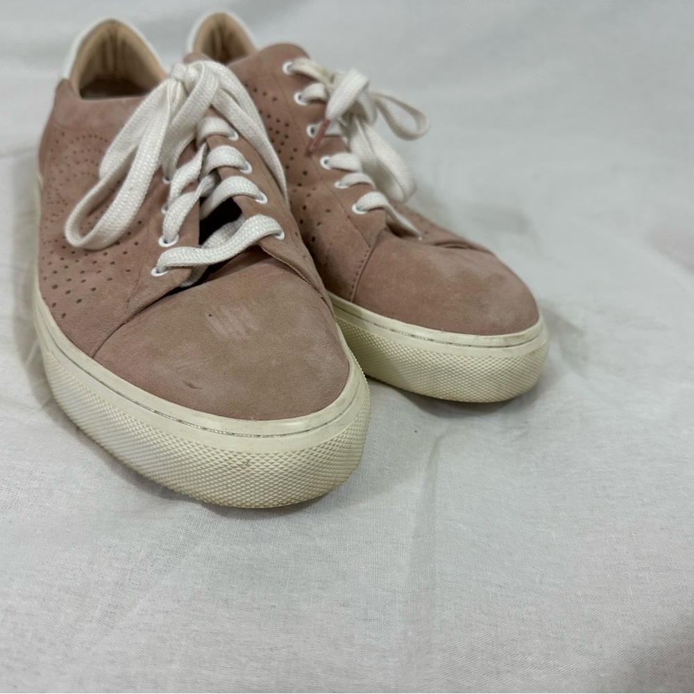 Kate Spade Pink and White Sneakers